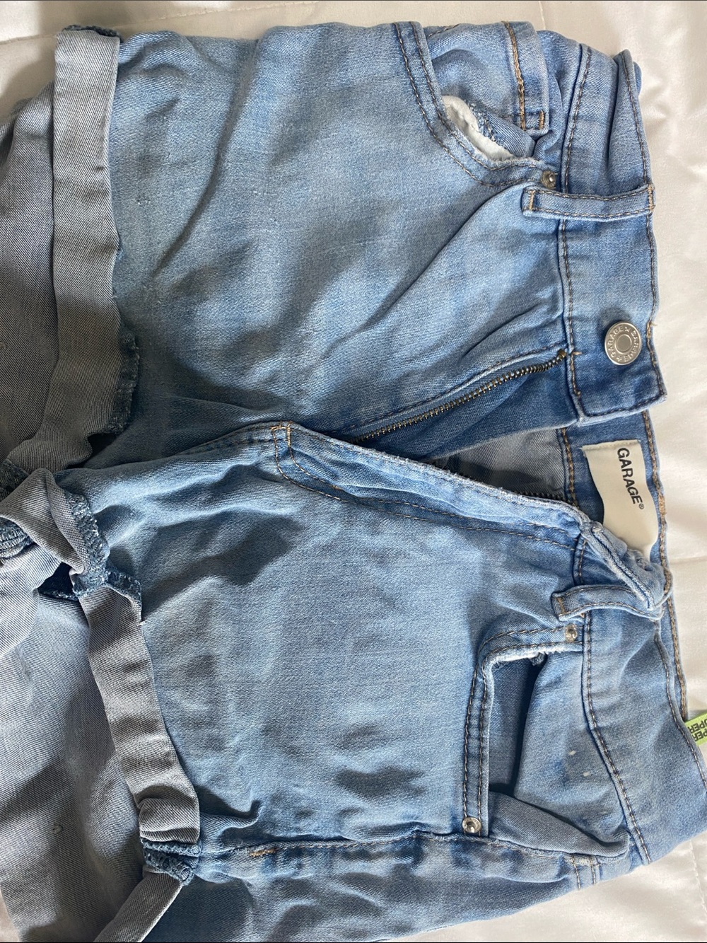 Garage Light Wash Cropped Women’s Denim Jeans